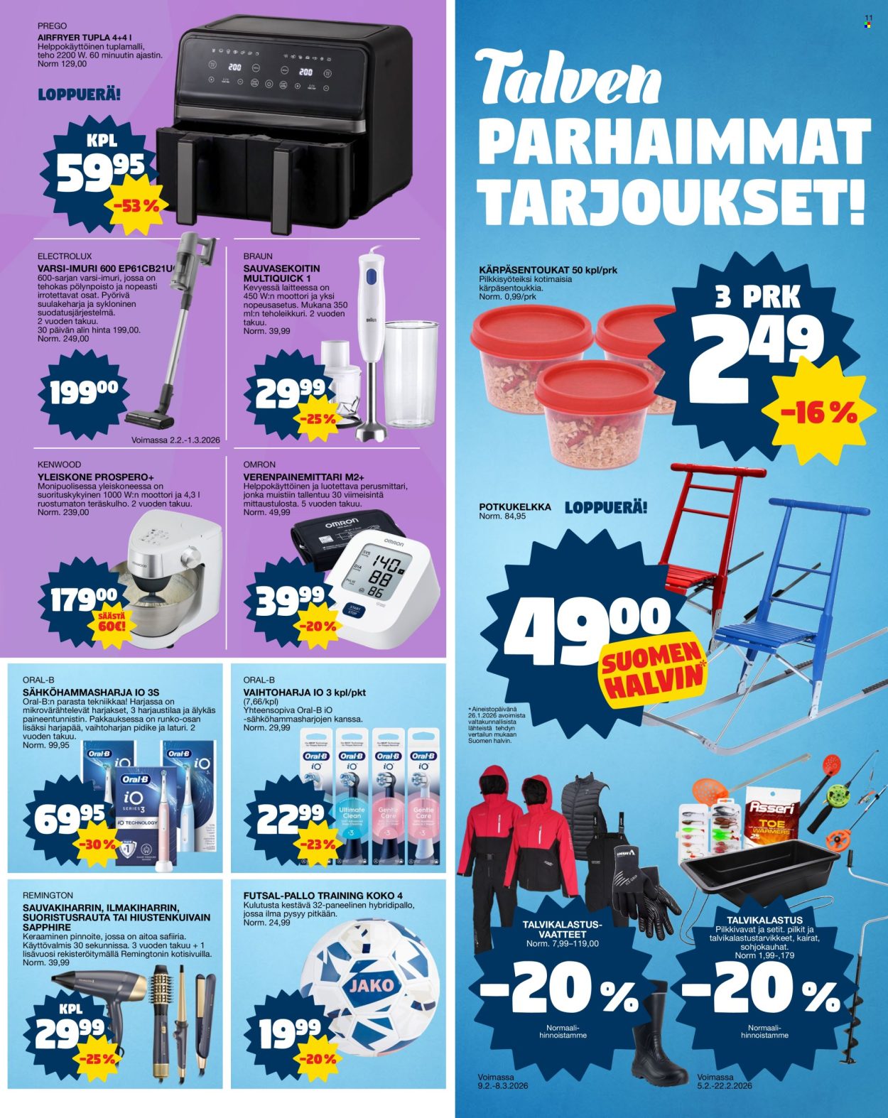 Tokmanni tarjoukset - 09.02.2026 - 15.02.2026. Sivu 11