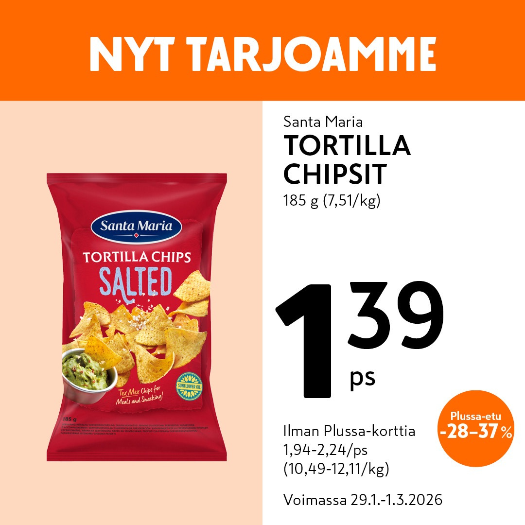 K-market tarjoukset - 29.01.2026 - 01.03.2026. Sivu 7