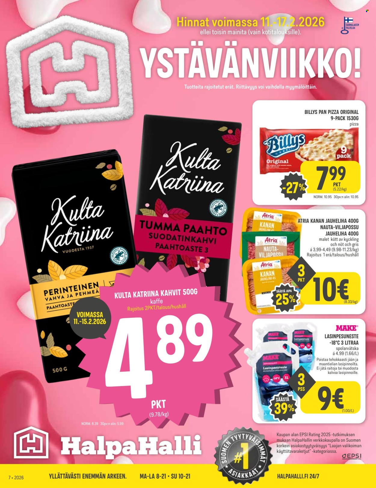 HalpaHalli tarjoukset - 11.02.2026 - 17.02.2026. Sivu 1