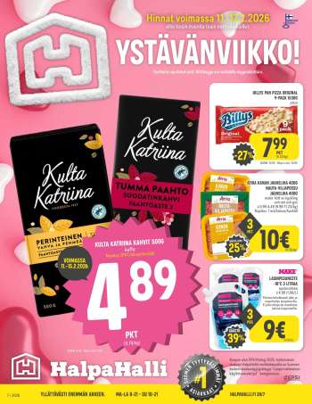 HalpaHalli tarjoukset  - 11.02.2026 - 17.02.2026.