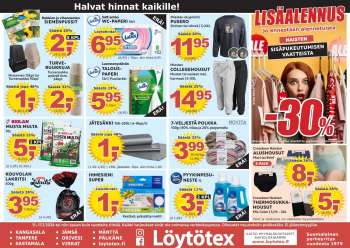 Löytötex tarjoukset  - 11.02.2026 - 17.02.2026.