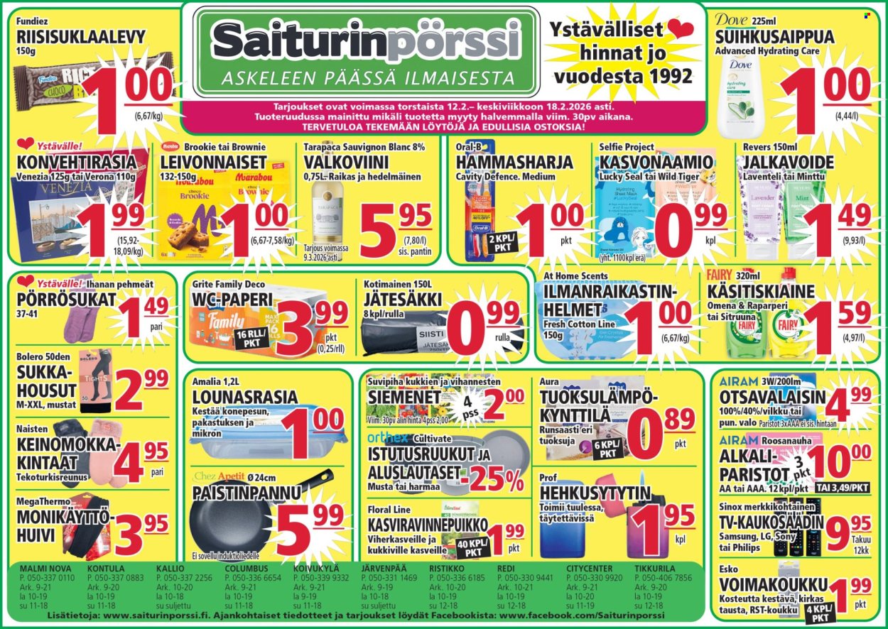 Saiturinpörssi tarjoukset - 12.02.2026 - 18.02.2026. Sivu 1
