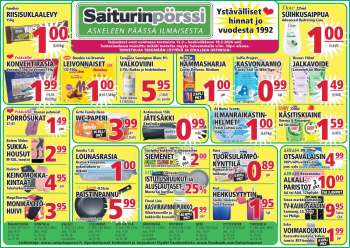 Saiturinpörssi tarjoukset  - 12.02.2026 - 18.02.2026.