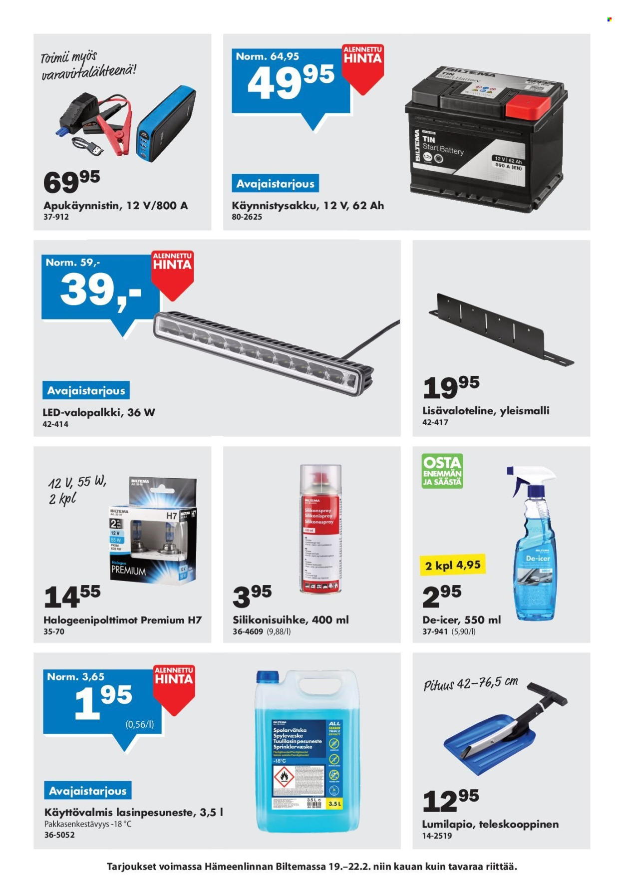 Biltema tarjoukset - 19.02.2026 - 22.02.2026. Sivu 8