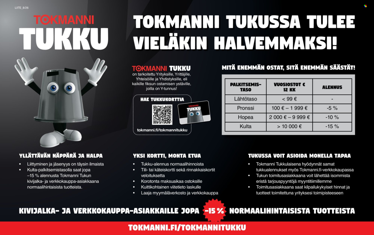 Tokmanni tarjoukset - 16.02.2026 - 28.02.2026. Sivu 1