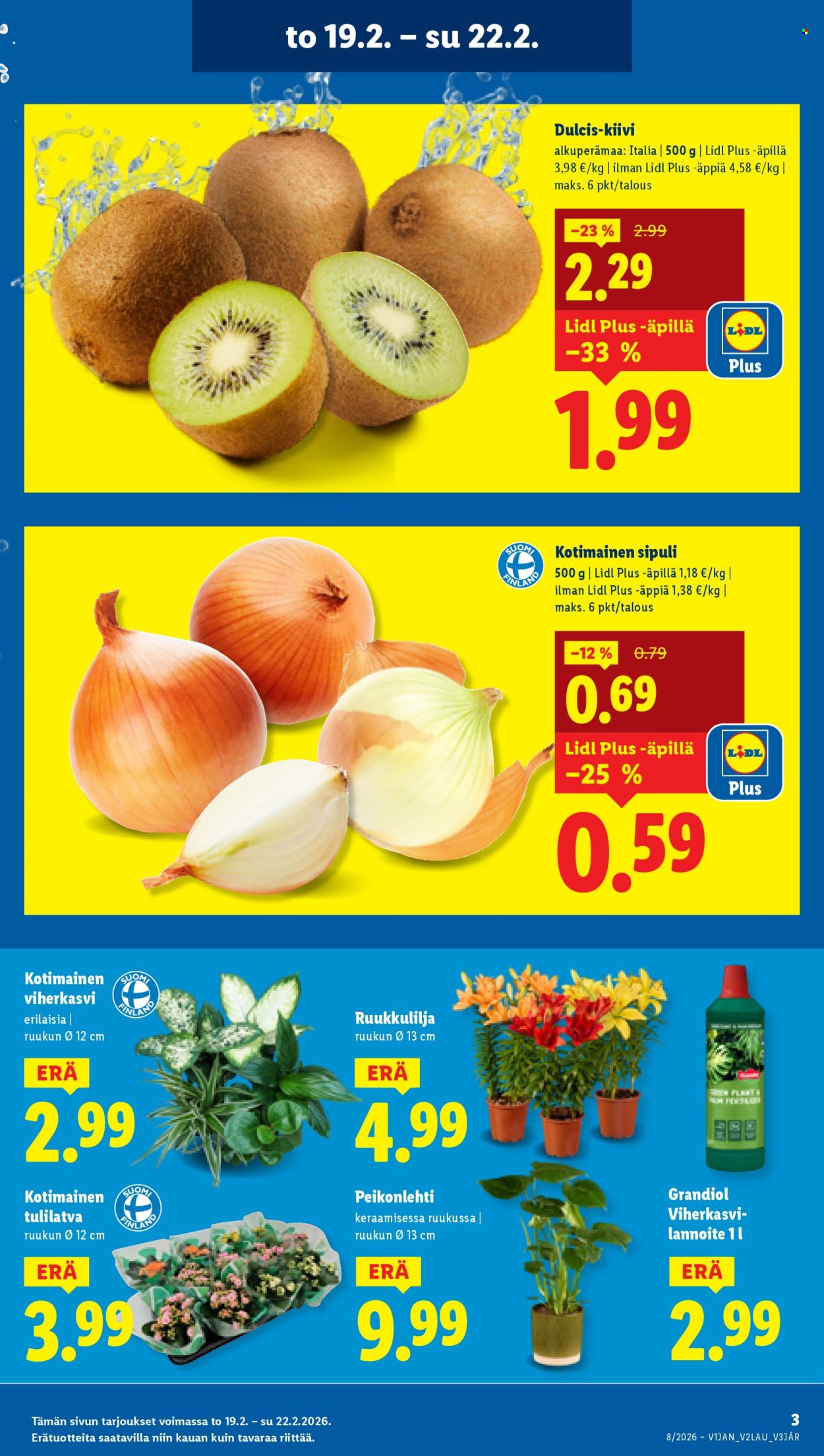 Lidl tarjoukset - 19.02.2026 - 25.02.2026. Sivu 3