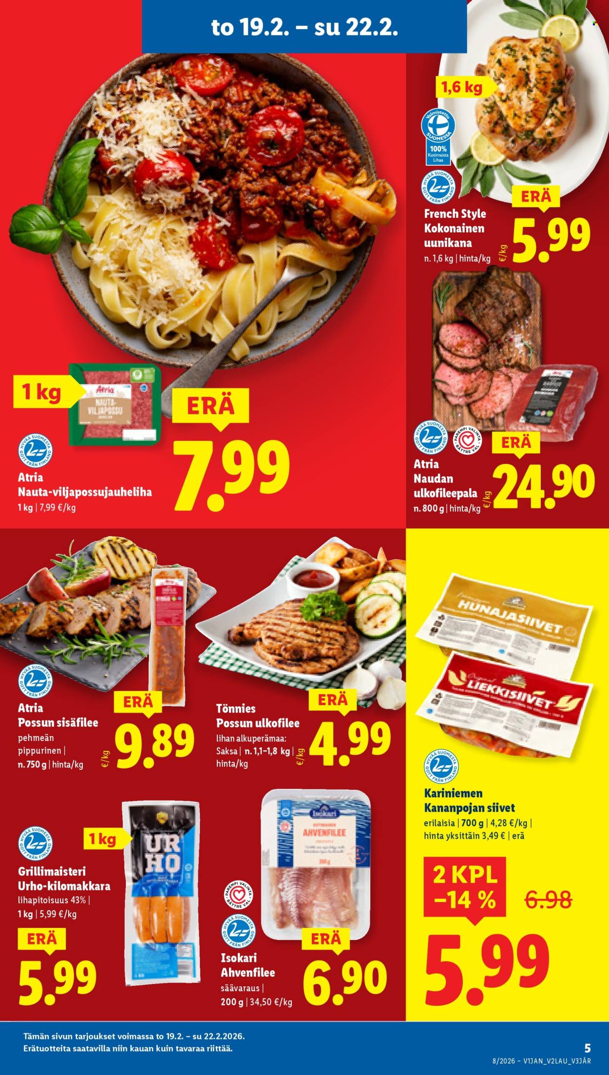 Lidl tarjoukset - 19.02.2026 - 25.02.2026. Sivu 5