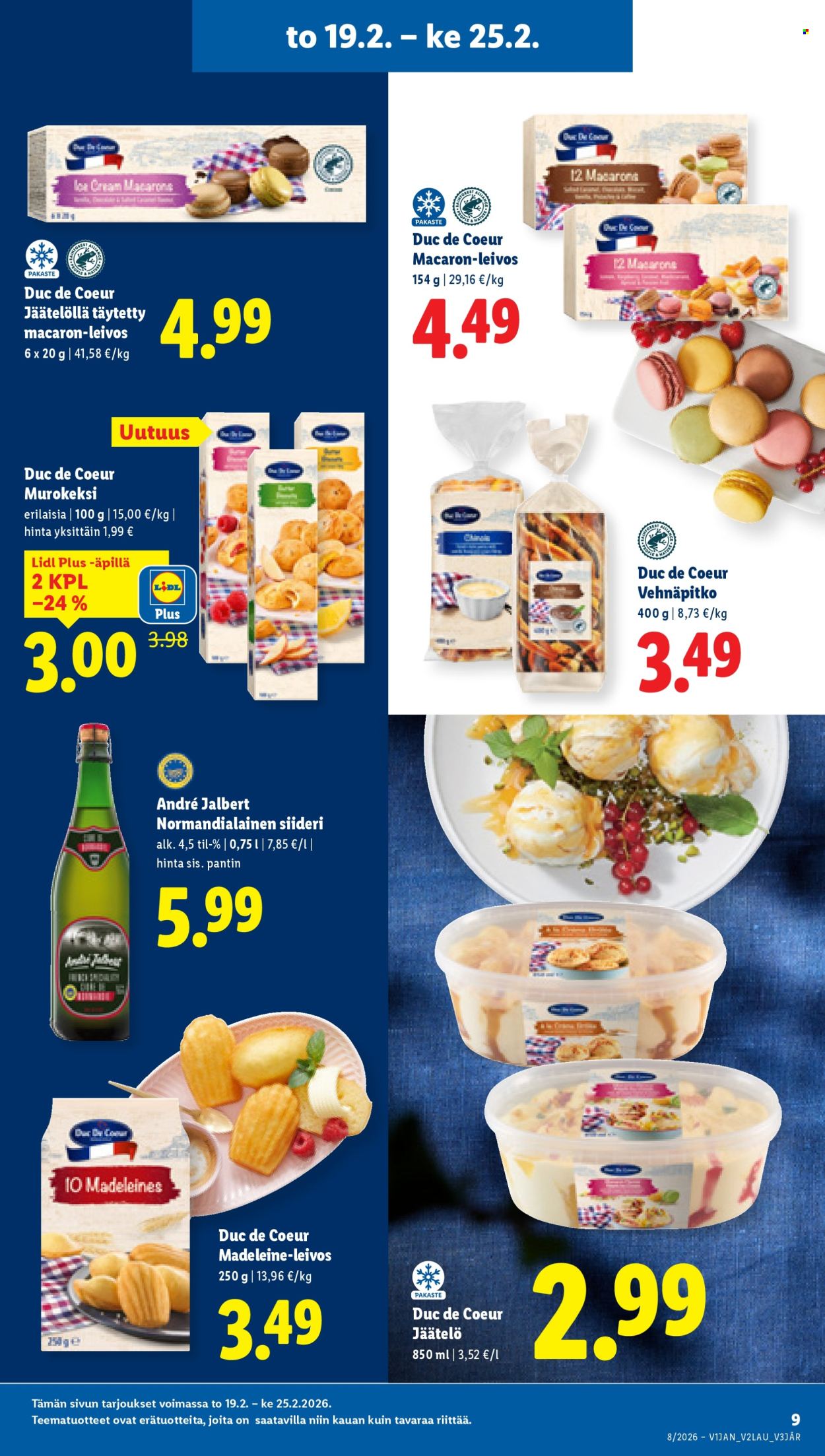 Lidl tarjoukset - 19.02.2026 - 25.02.2026. Sivu 9