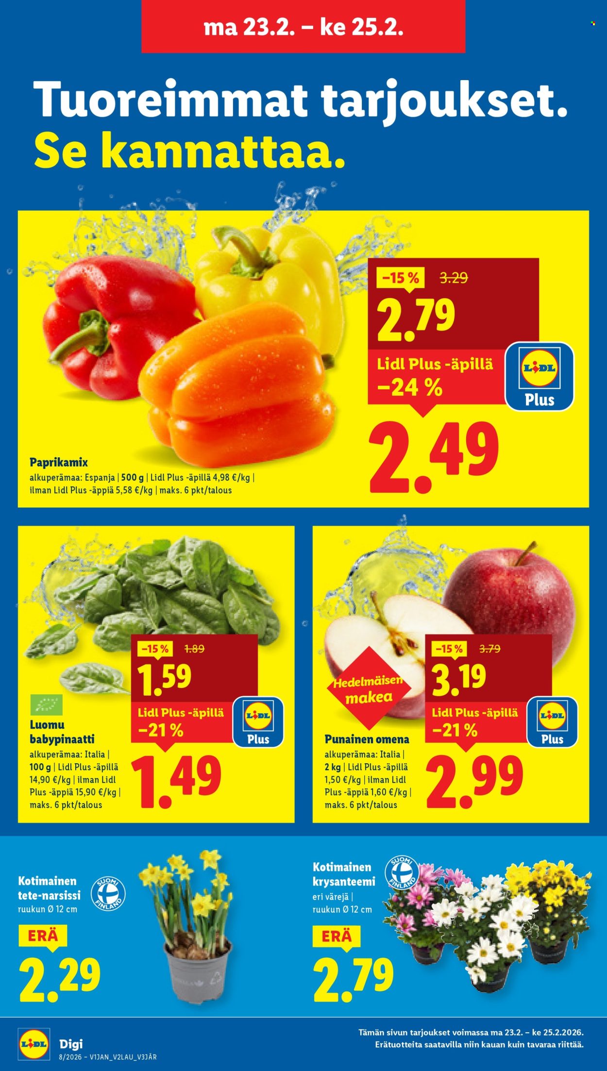 Lidl tarjoukset - 19.02.2026 - 25.02.2026. Sivu 21