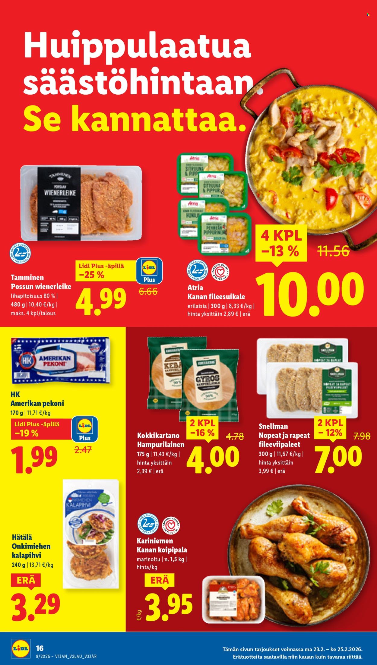 Lidl tarjoukset - 19.02.2026 - 25.02.2026. Sivu 22