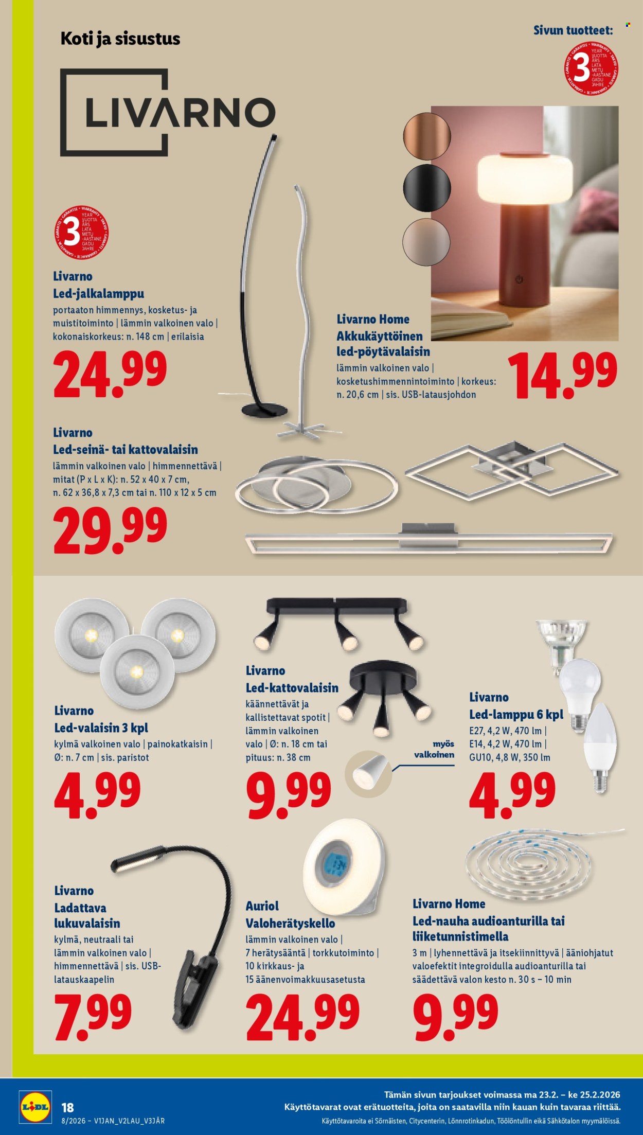 Lidl tarjoukset - 19.02.2026 - 25.02.2026. Sivu 24