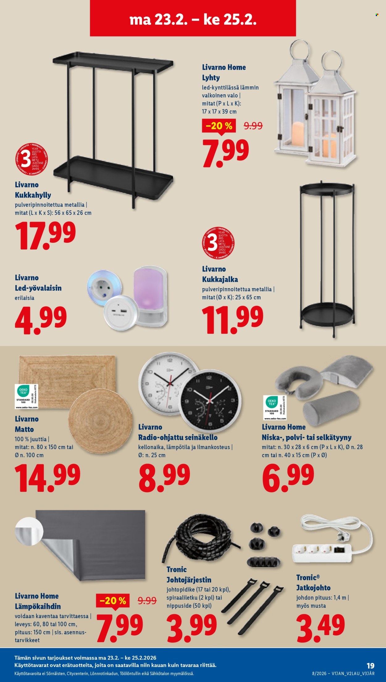 Lidl tarjoukset - 19.02.2026 - 25.02.2026. Sivu 25