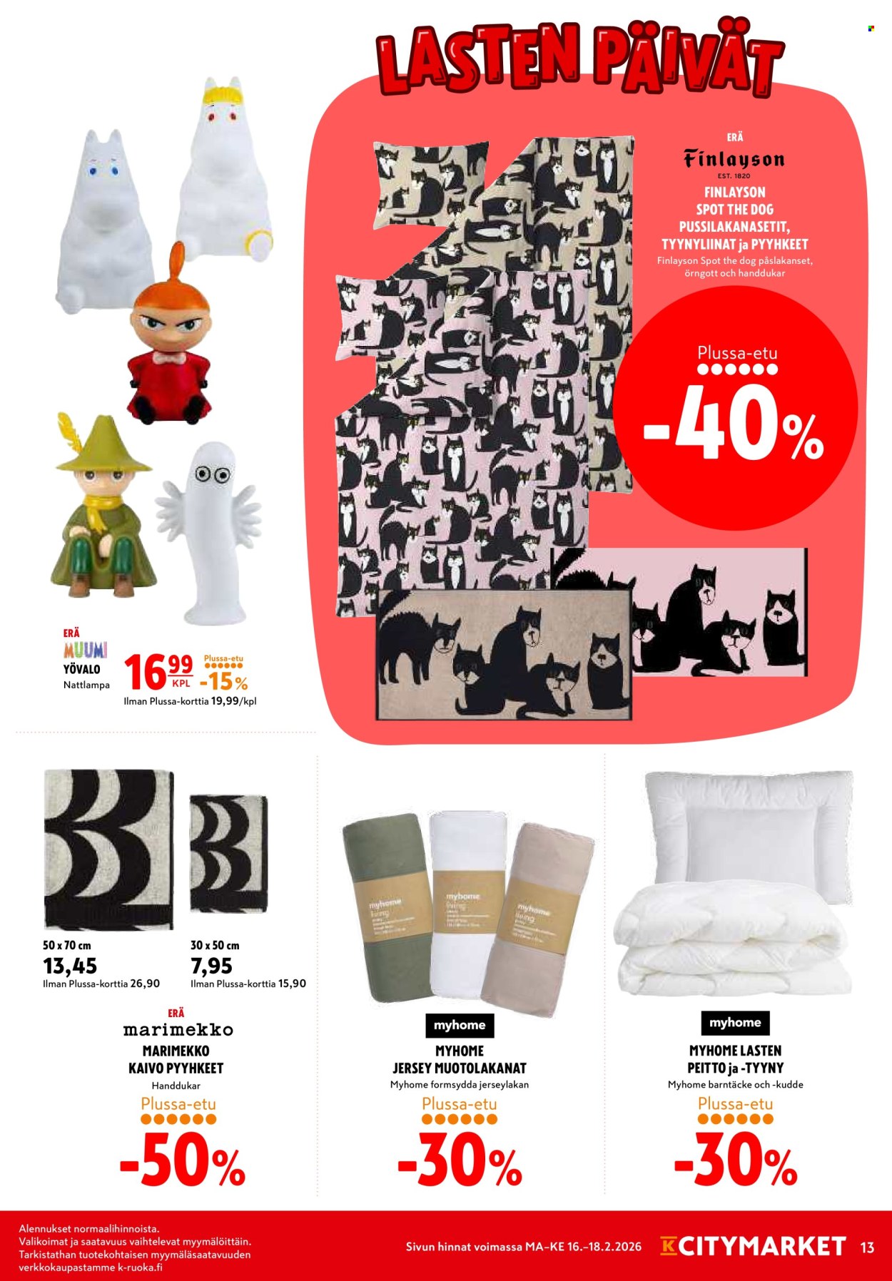K-citymarket tarjoukset - 16.02.2026 - 18.02.2026. Sivu 13