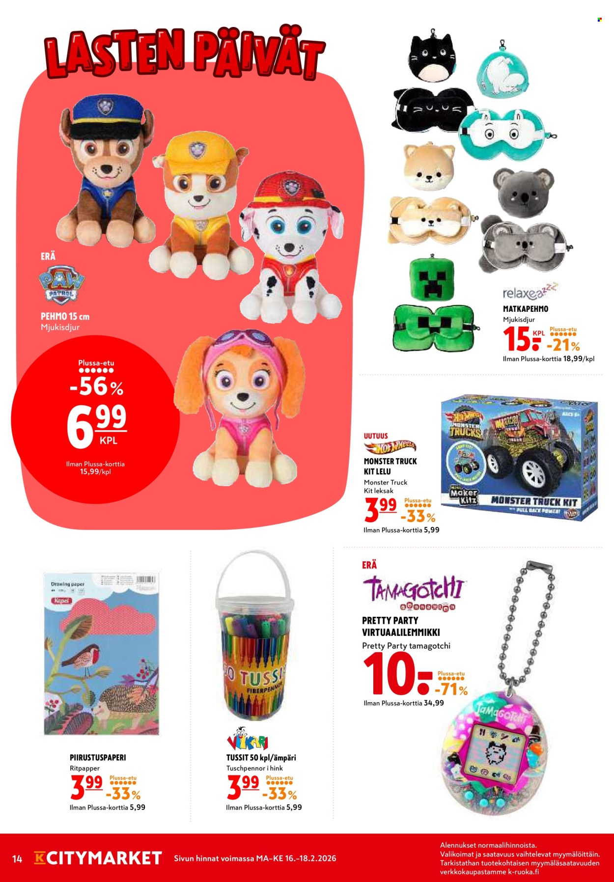 K-citymarket tarjoukset - 16.02.2026 - 18.02.2026. Sivu 14