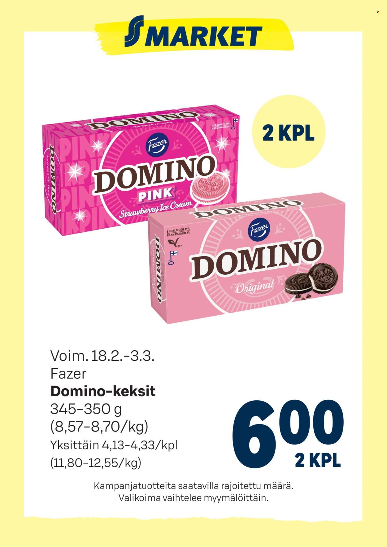 S-market tarjoukset - 18.02.2026 - 03.03.2026. Sivu 1