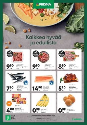 Prisma tarjoukset  - 18.02.2026 - 22.02.2026.
