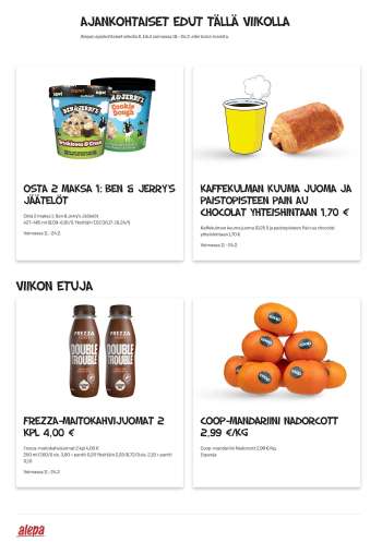 Alepa tarjoukset  - 18.02.2026 - 24.02.2026.