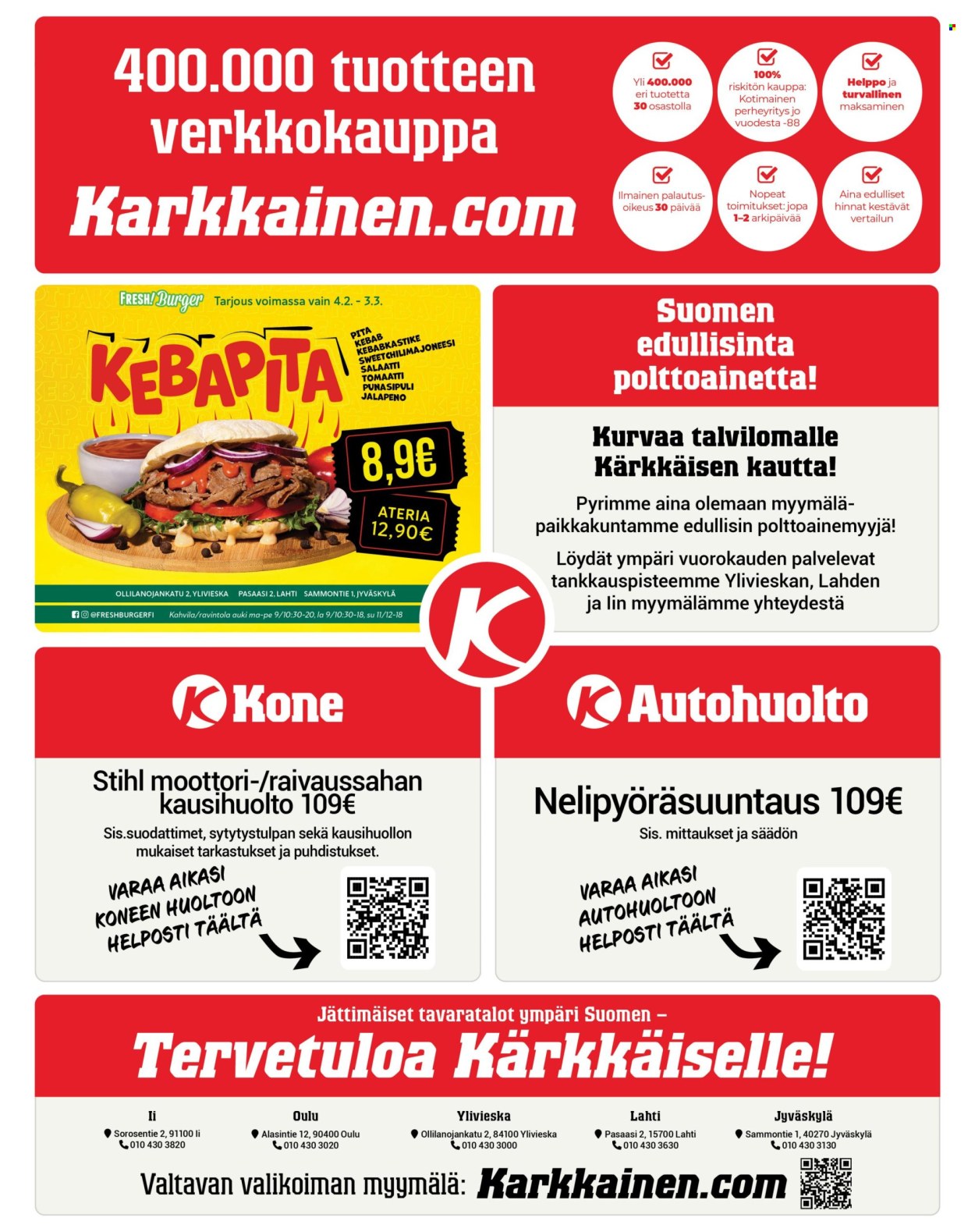 Kärkkäinen tarjoukset - 18.02.2026 - 03.03.2026. Sivu 20