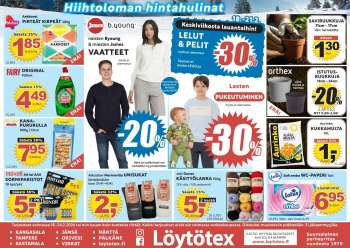 Löytötex tarjoukset  - 18.02.2026 - 24.02.2026.