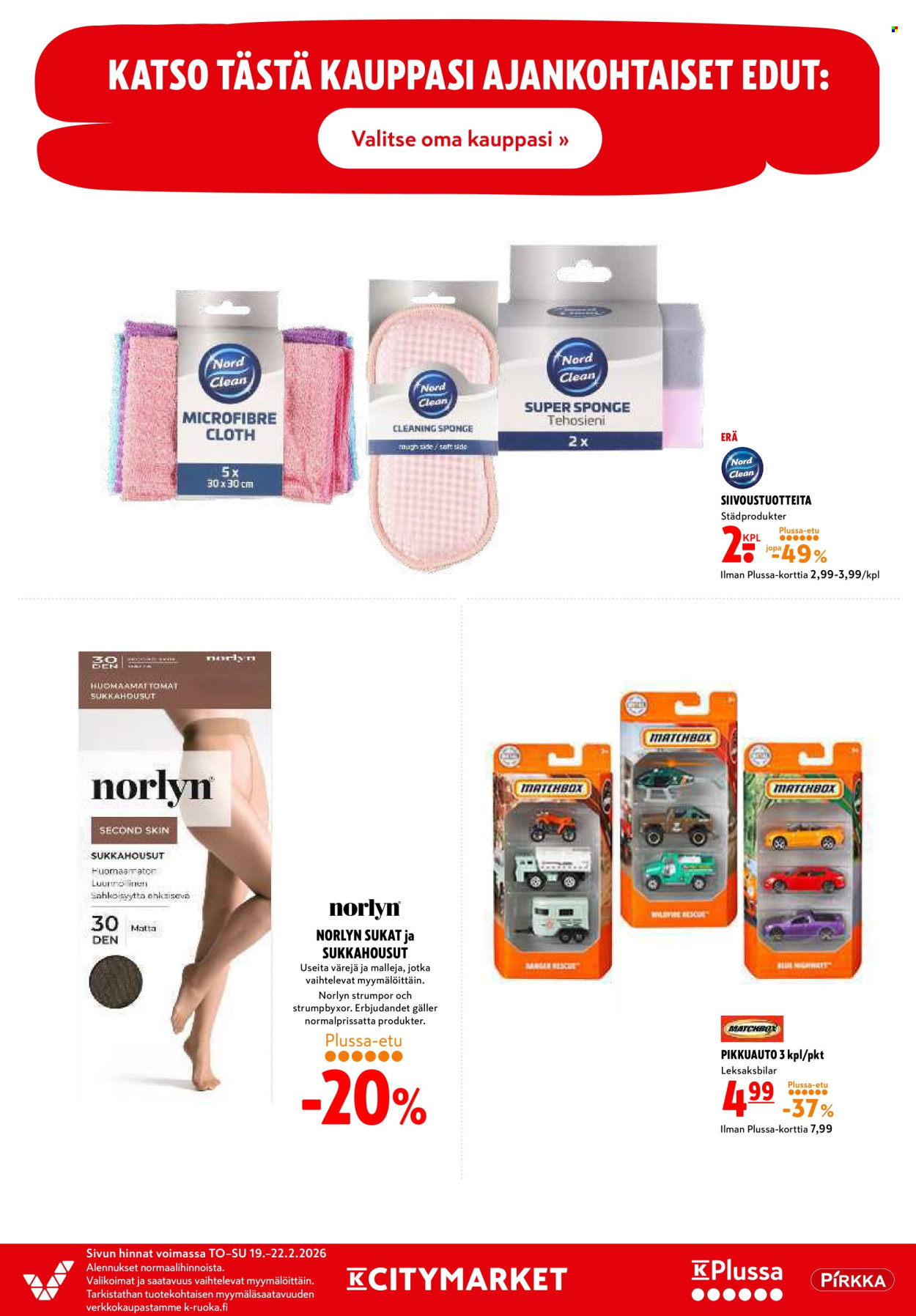 K-citymarket tarjoukset - 19.02.2026 - 22.02.2026. Sivu 19