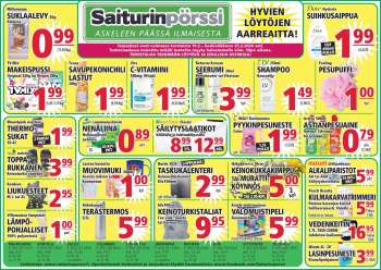 Saiturinpörssi tarjoukset  - 19.02.2026 - 25.02.2026.