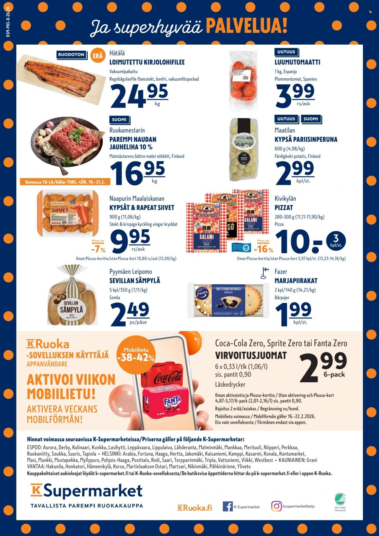 K-Supermarket tarjoukset - 19.02.2026 - 22.02.2026. Sivu 4