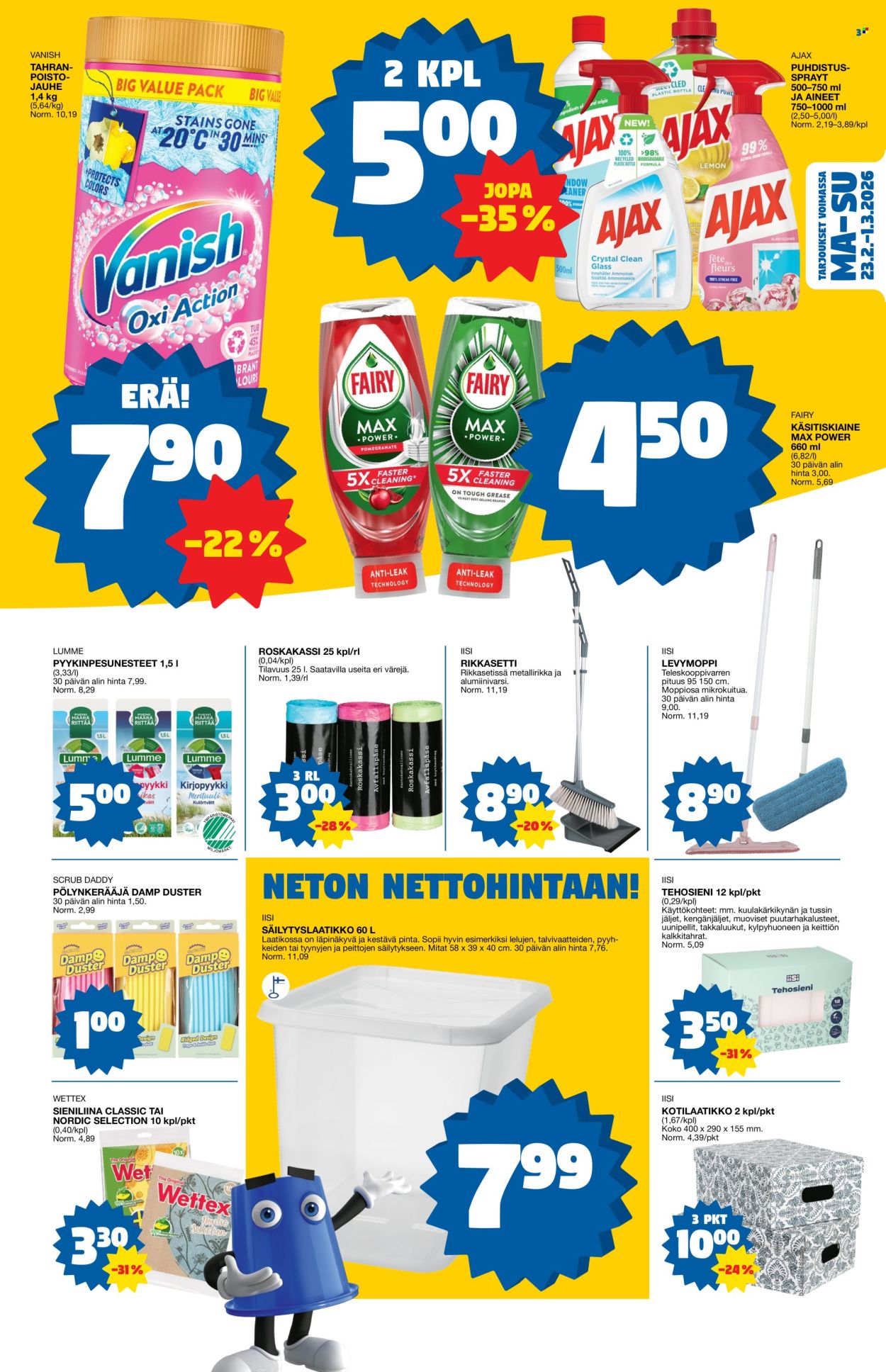 Tokmanni tarjoukset - 23.02.2026 - 01.03.2026. Sivu 3