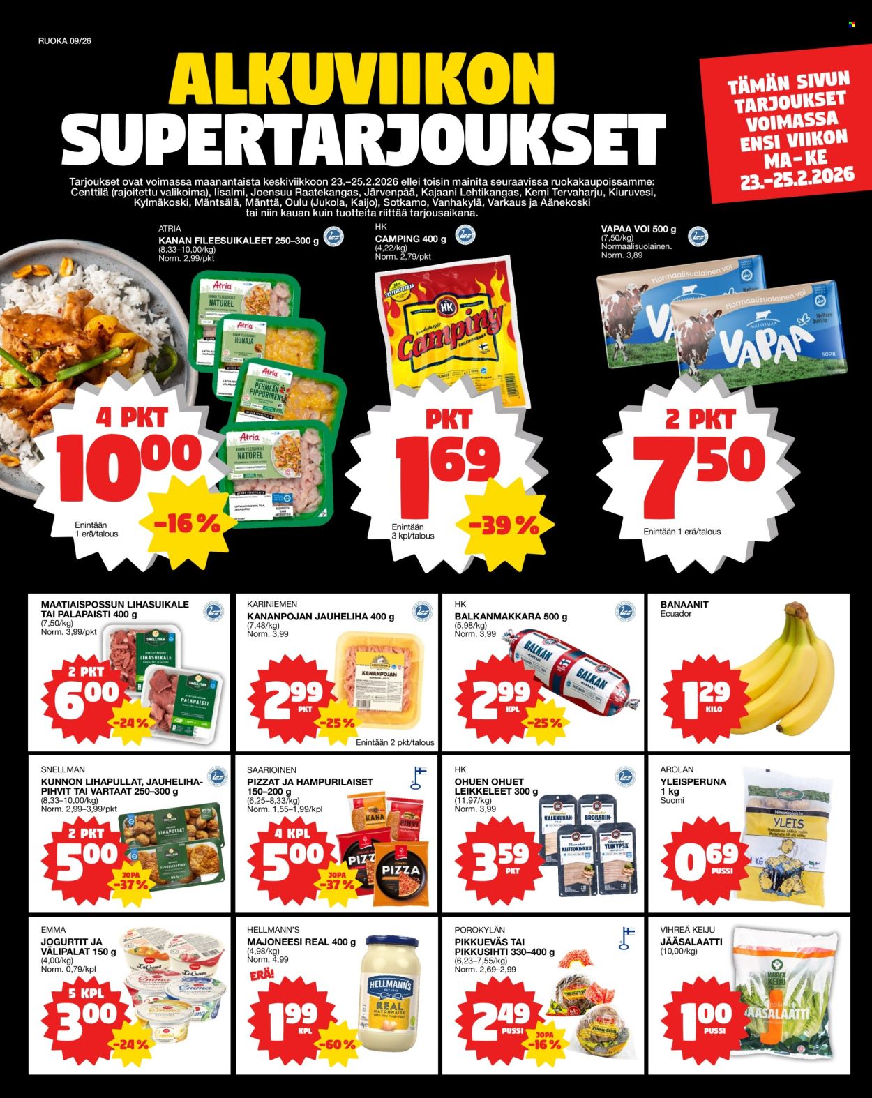 Tokmanni tarjoukset - 23.02.2026 - 25.02.2026. Sivu 1