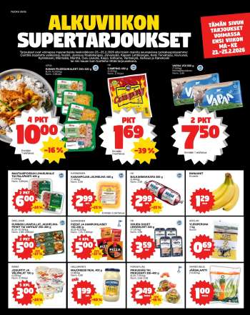 Tokmanni tarjoukset  - 23.02.2026 - 25.02.2026.