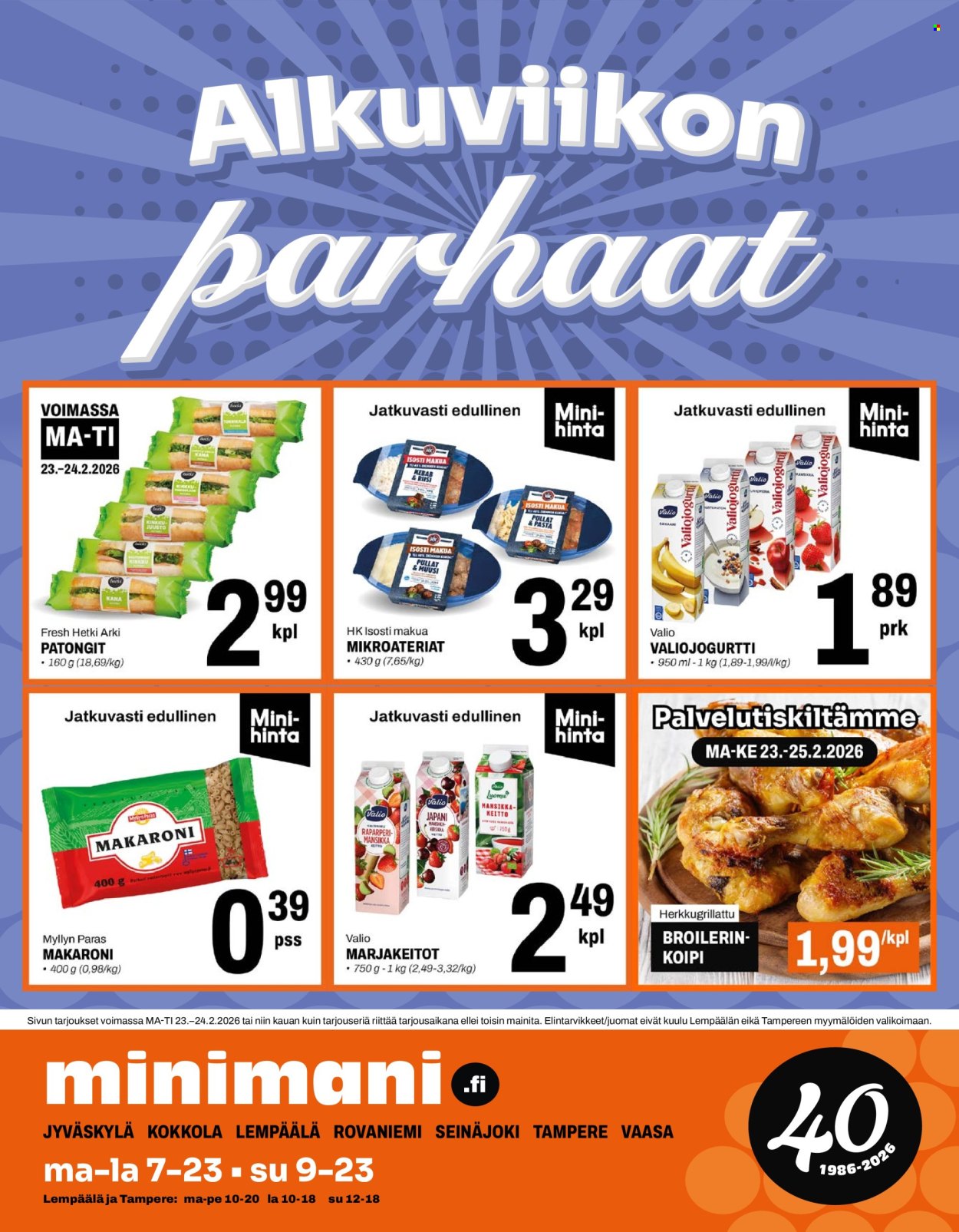 Minimani tarjoukset - 23.02.2026 - 24.02.2026. Sivu 1