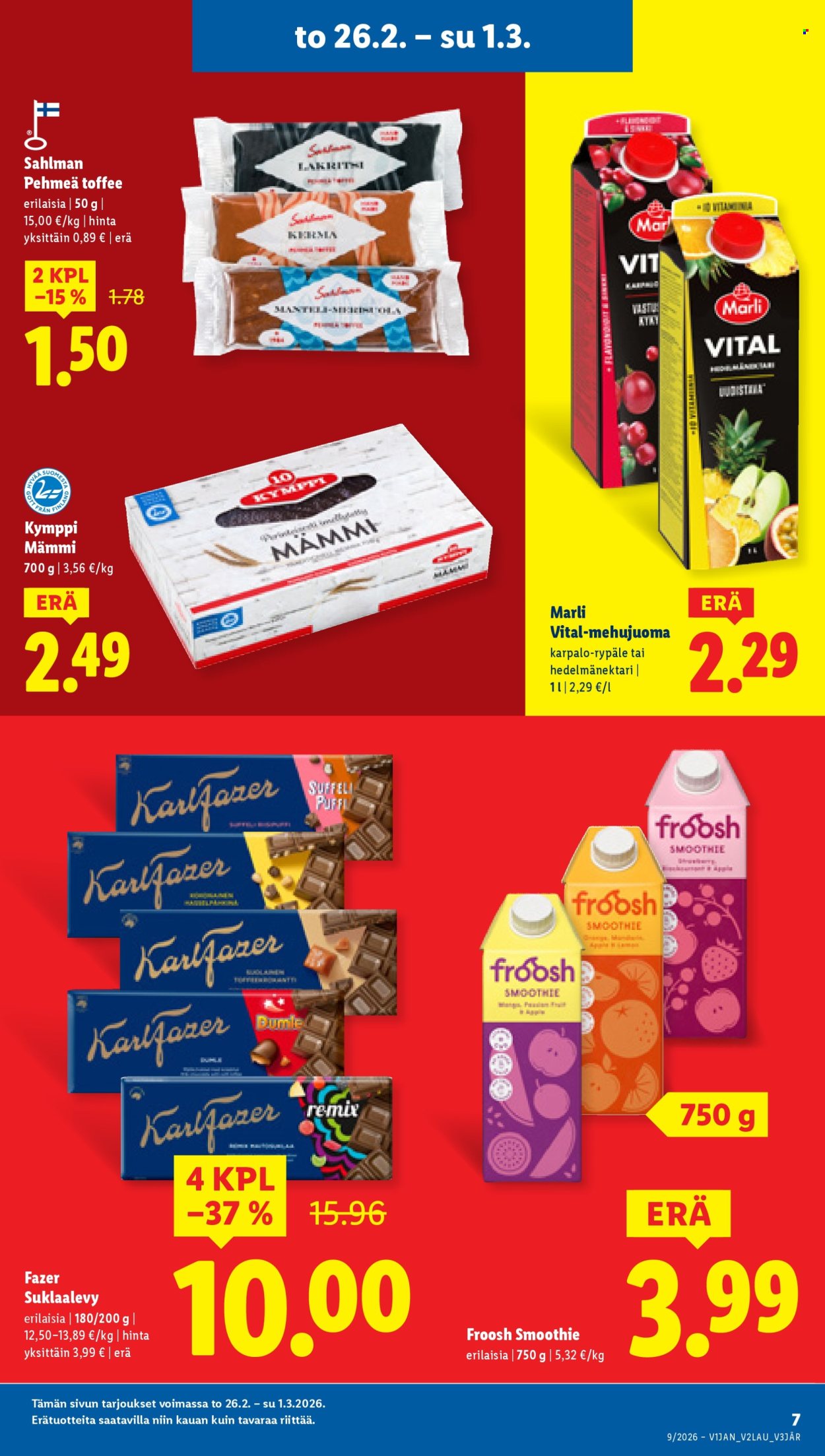 Lidl tarjoukset - 26.02.2026 - 04.03.2026. Sivu 7