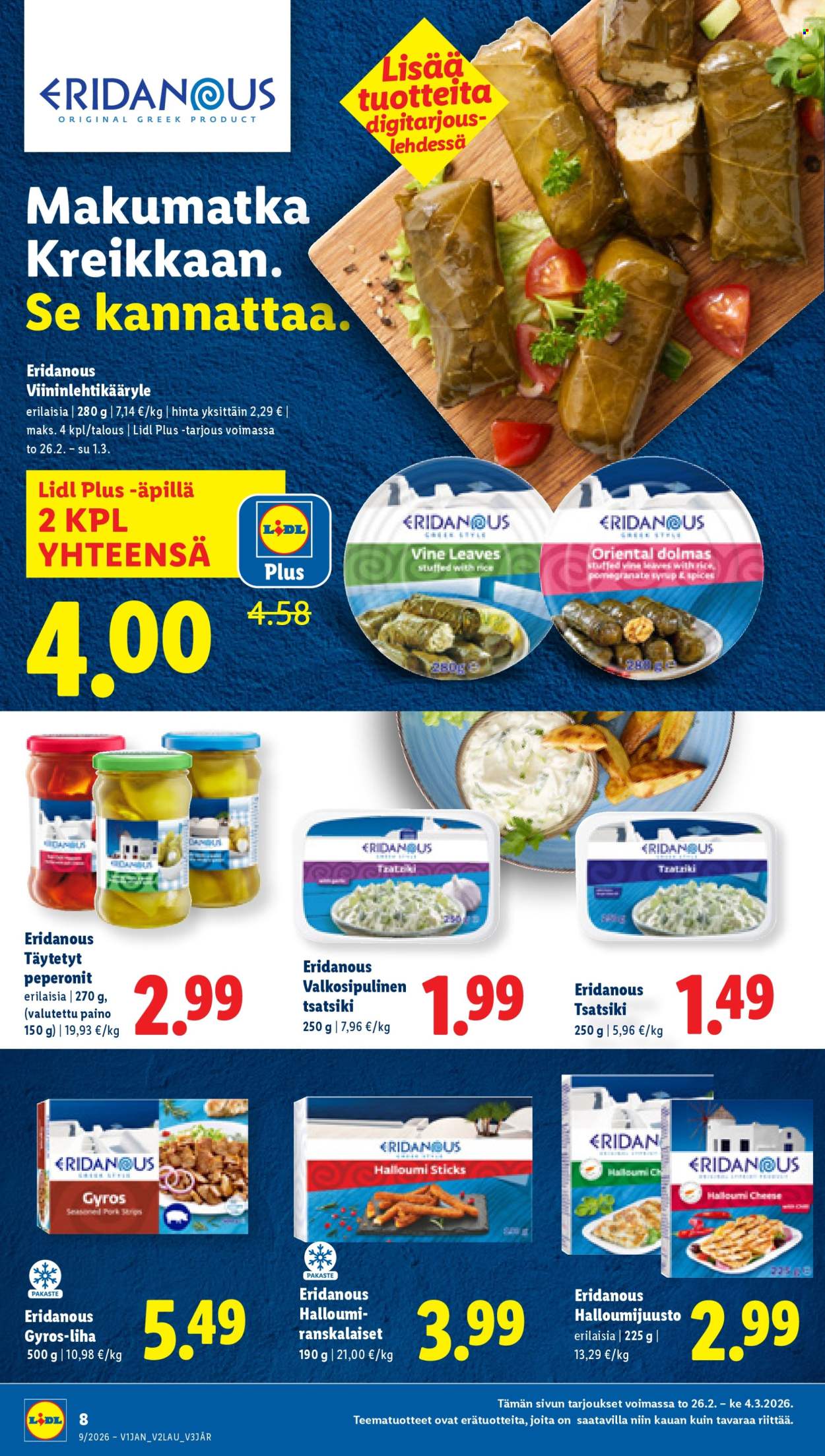 Lidl tarjoukset - 26.02.2026 - 04.03.2026. Sivu 8