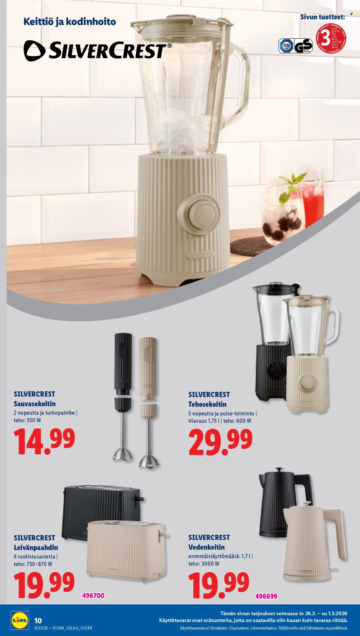 Lidl tarjoukset - 26.02.2026 - 04.03.2026. Sivu 14