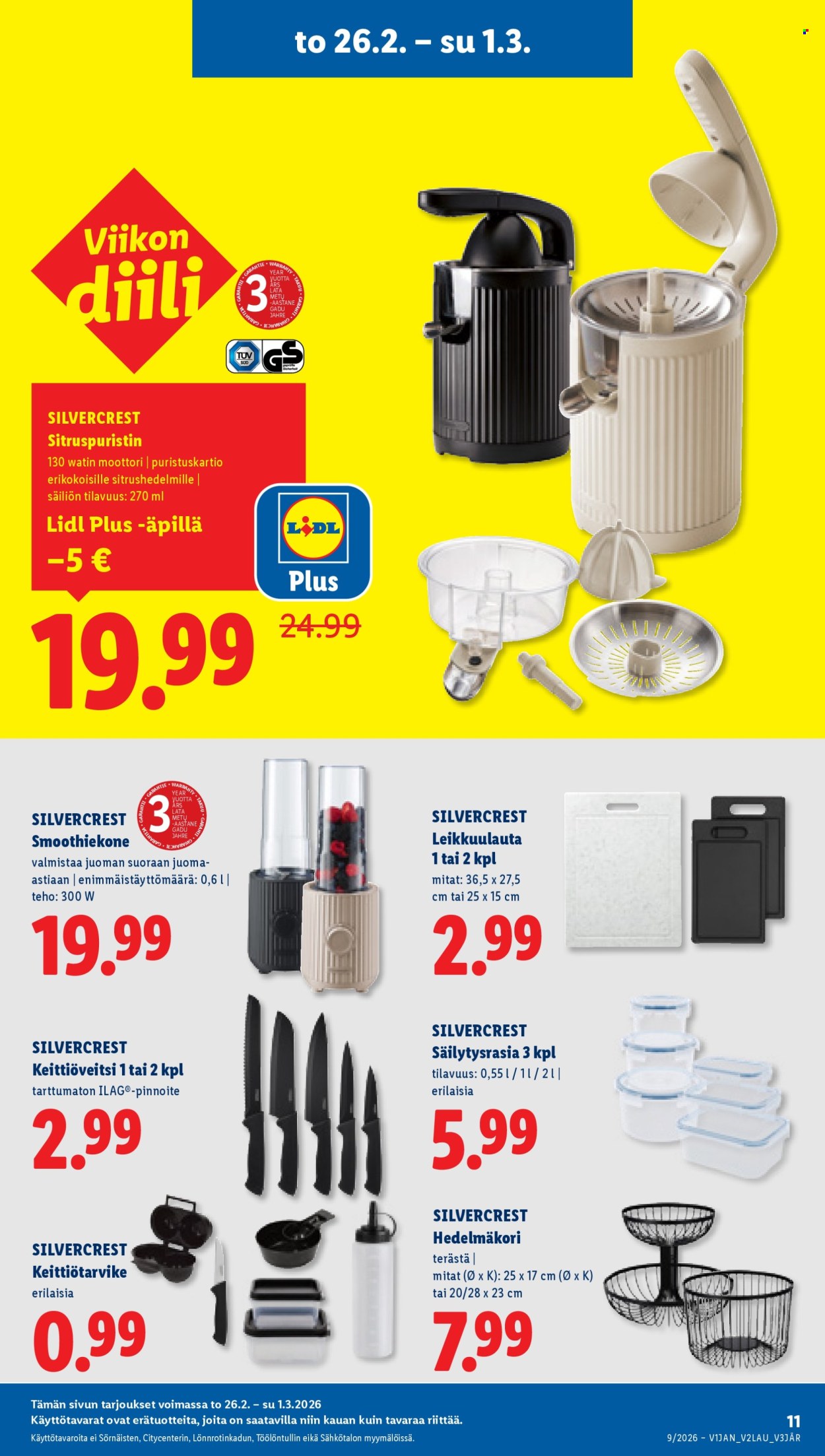Lidl tarjoukset - 26.02.2026 - 04.03.2026. Sivu 15
