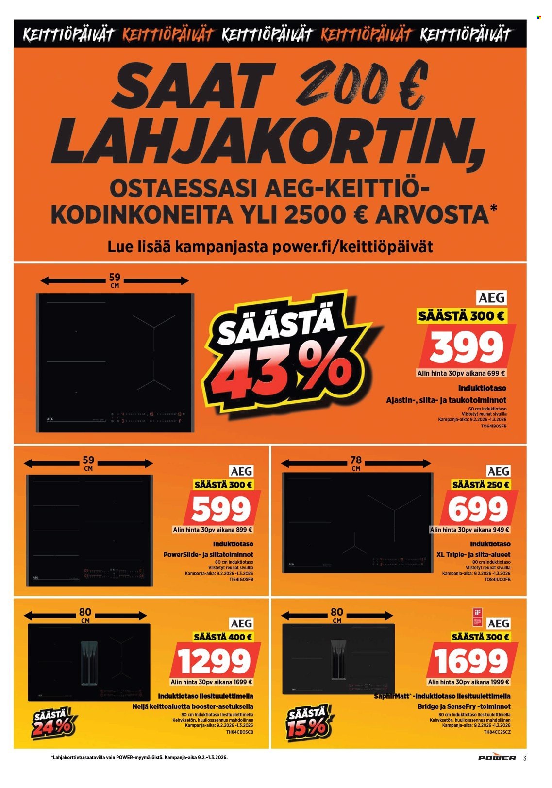 Power tarjoukset. Sivu 3