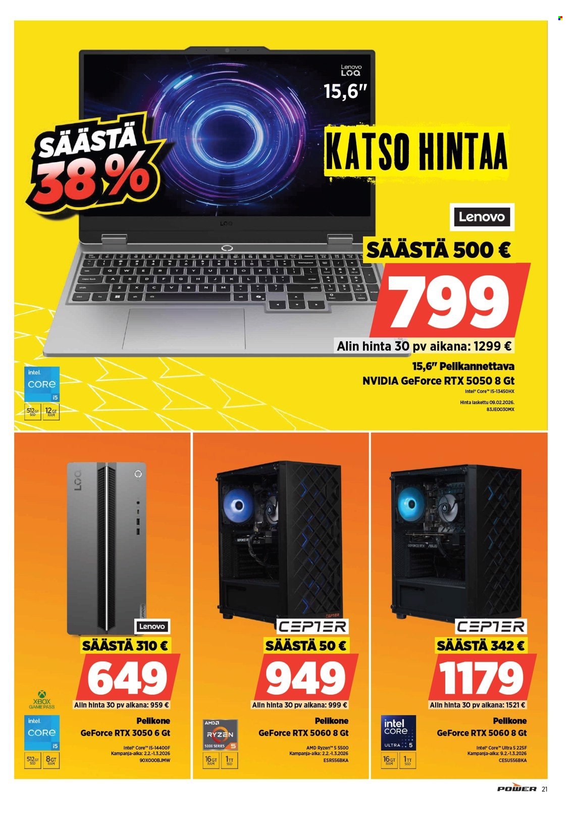 Power tarjoukset. Sivu 21
