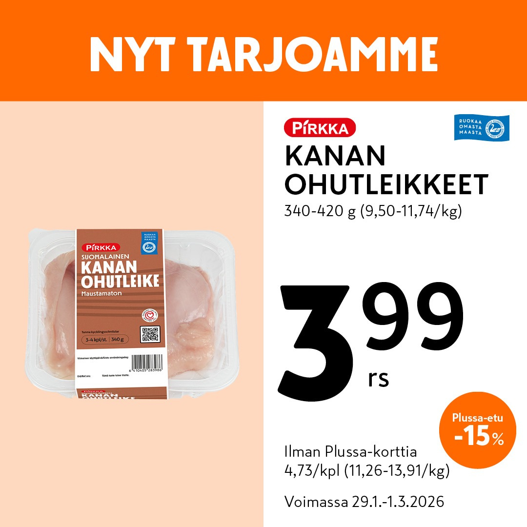 K-market tarjoukset - 29.01.2026 - 01.03.2026. Sivu 3