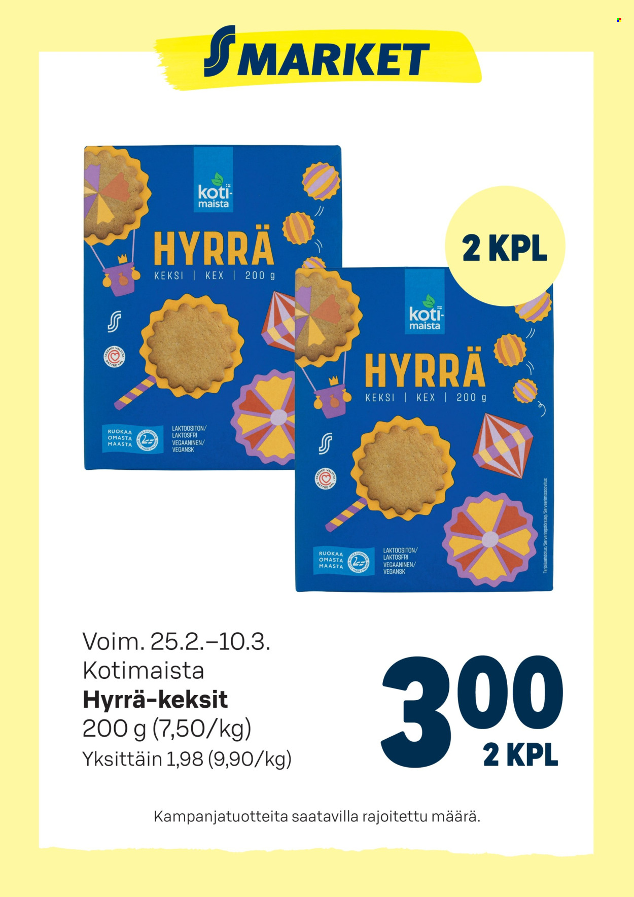 S-market tarjoukset - 25.02.2026 - 10.03.2026. Sivu 1