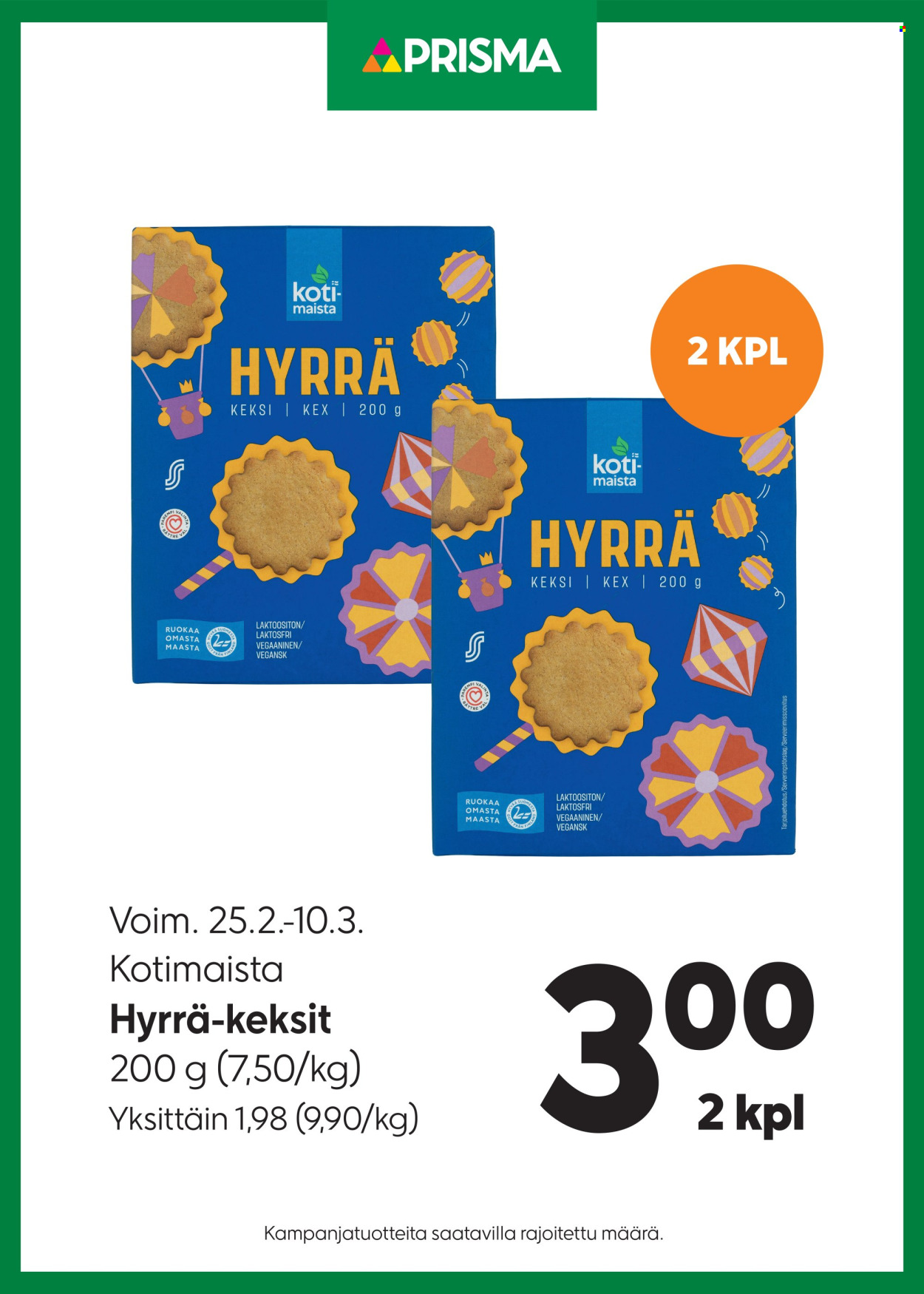 Prisma tarjoukset - 25.02.2026 - 10.03.2026. Sivu 1