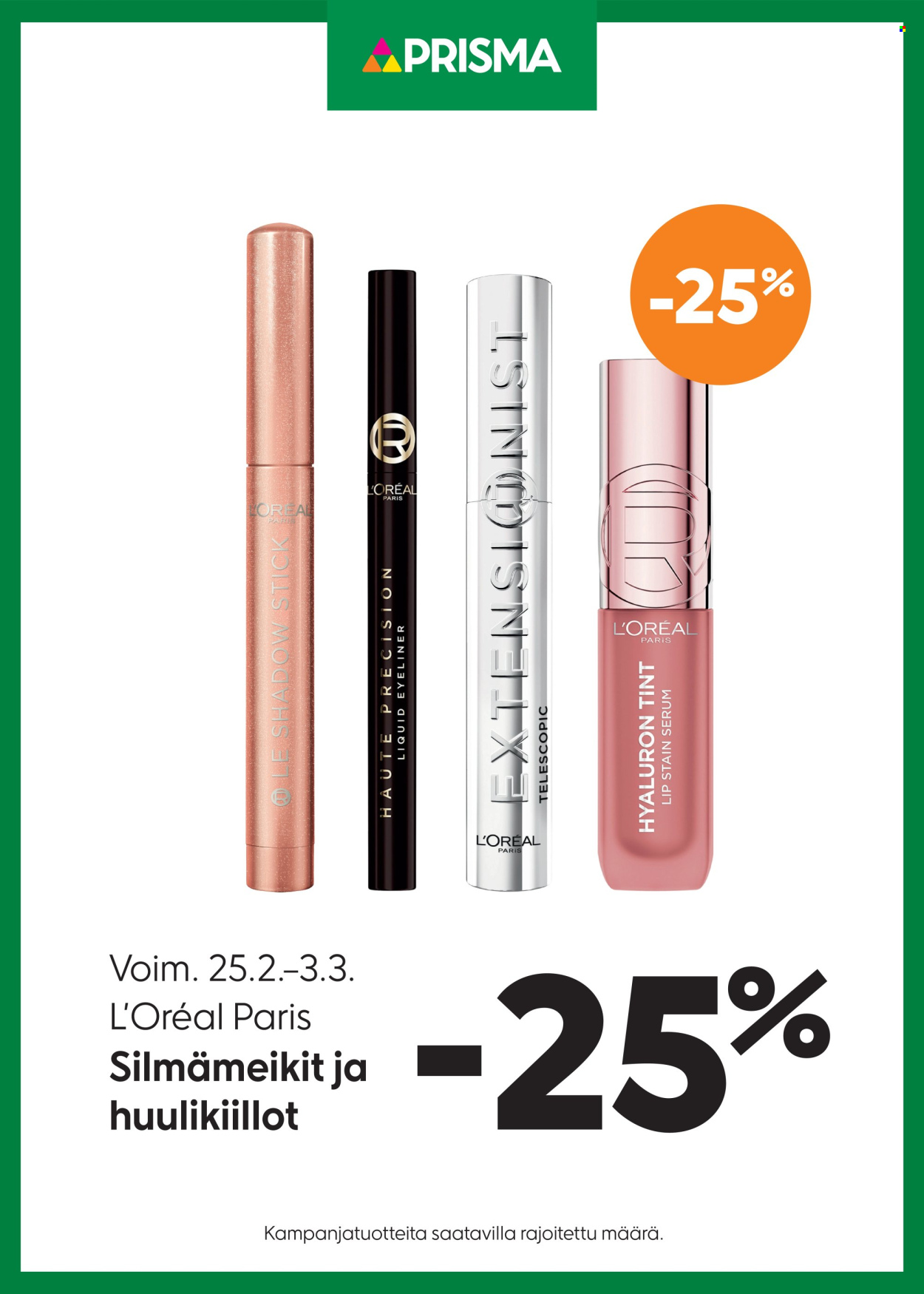 Prisma tarjoukset - 25.02.2026 - 03.03.2026. Sivu 1