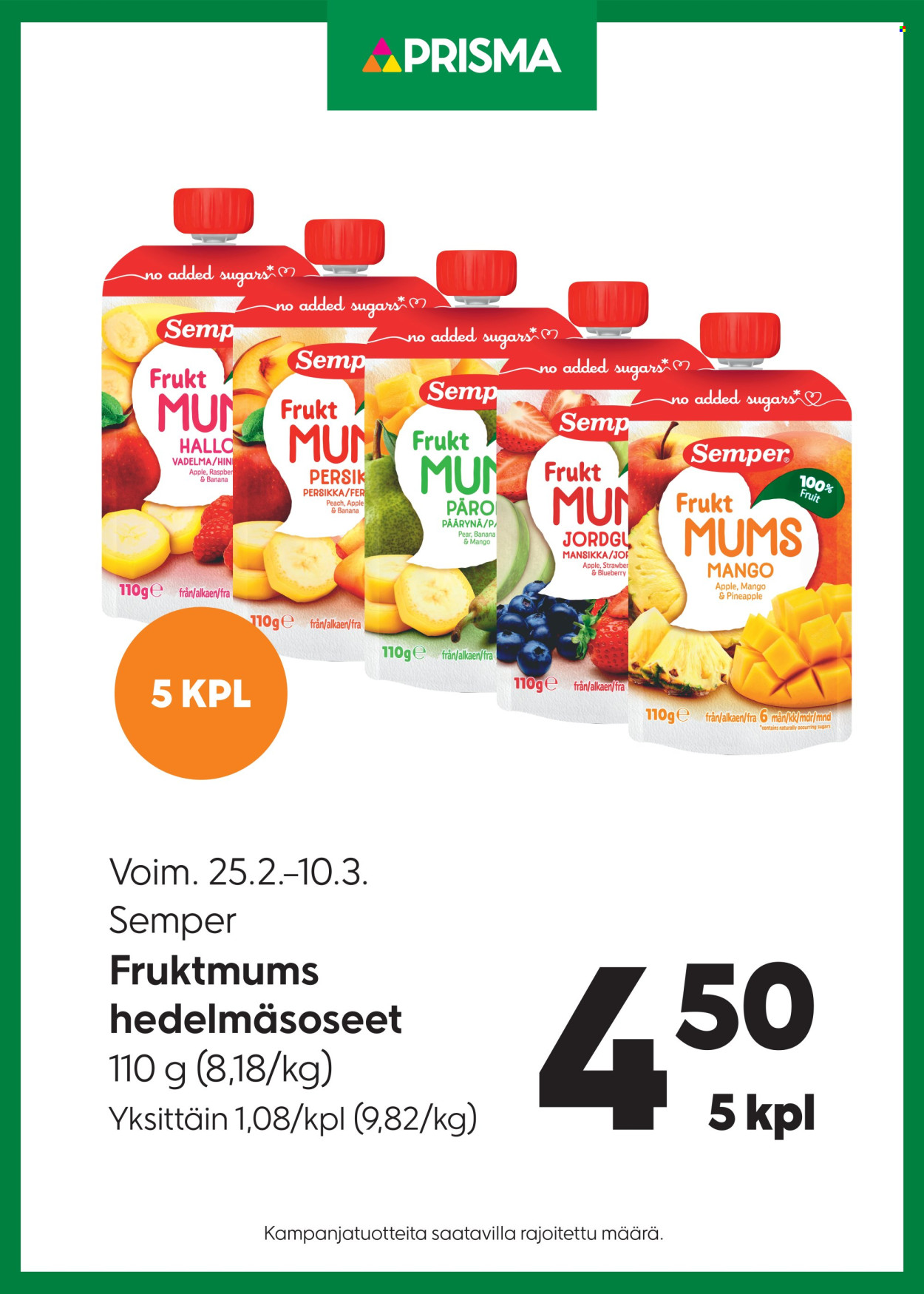 Prisma tarjoukset - 25.02.2026 - 10.03.2026. Sivu 1