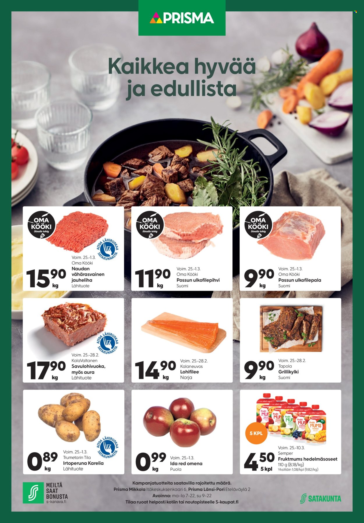Prisma tarjoukset - 25.02.2026 - 01.03.2026. Sivu 1