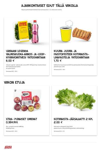 Alepa tarjoukset  - 25.02.2026 - 03.03.2026.