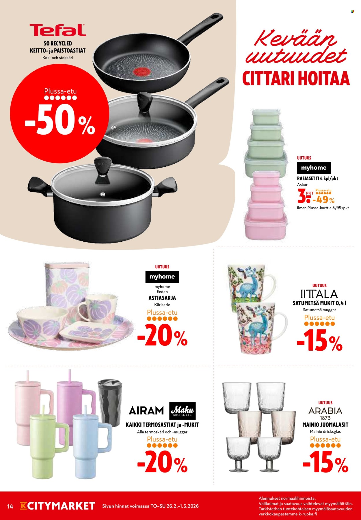 K-citymarket tarjoukset - 26.02.2026 - 01.03.2026. Sivu 14
