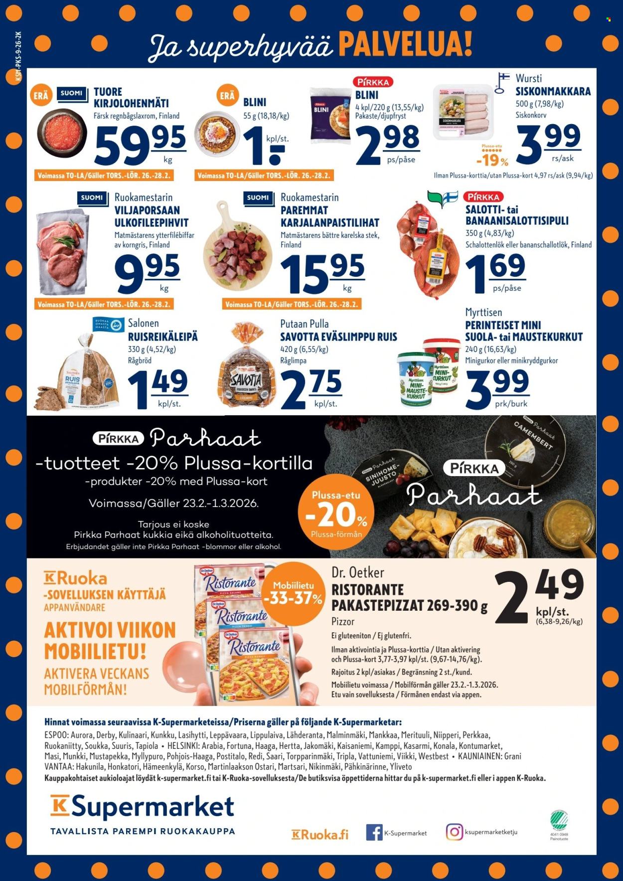 K-Supermarket tarjoukset - 26.02.2026 - 01.03.2026. Sivu 4
