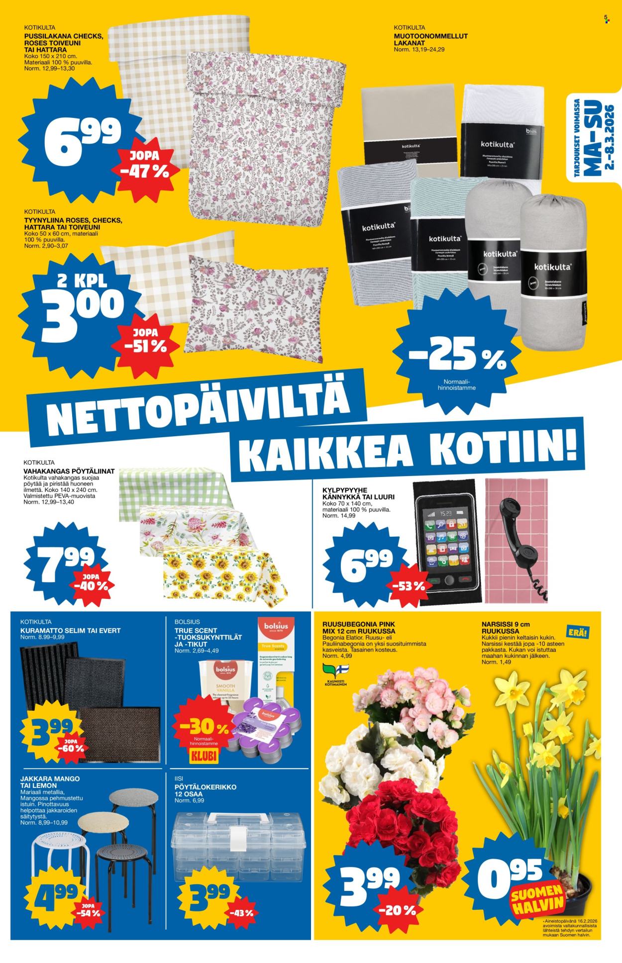 Tokmanni tarjoukset - 02.03.2026 - 08.03.2026. Sivu 5