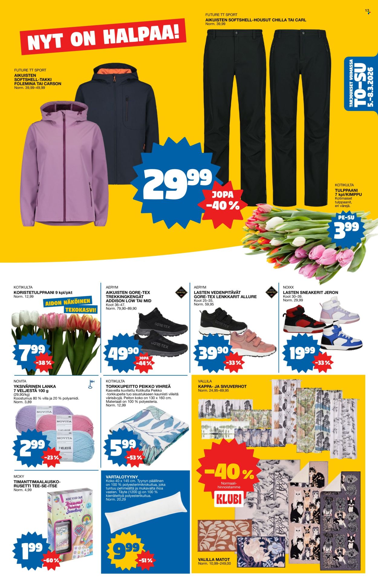 Tokmanni tarjoukset - 02.03.2026 - 08.03.2026. Sivu 13
