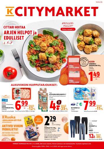 K-citymarket tarjoukset  - 02.03.2026 - 04.03.2026.