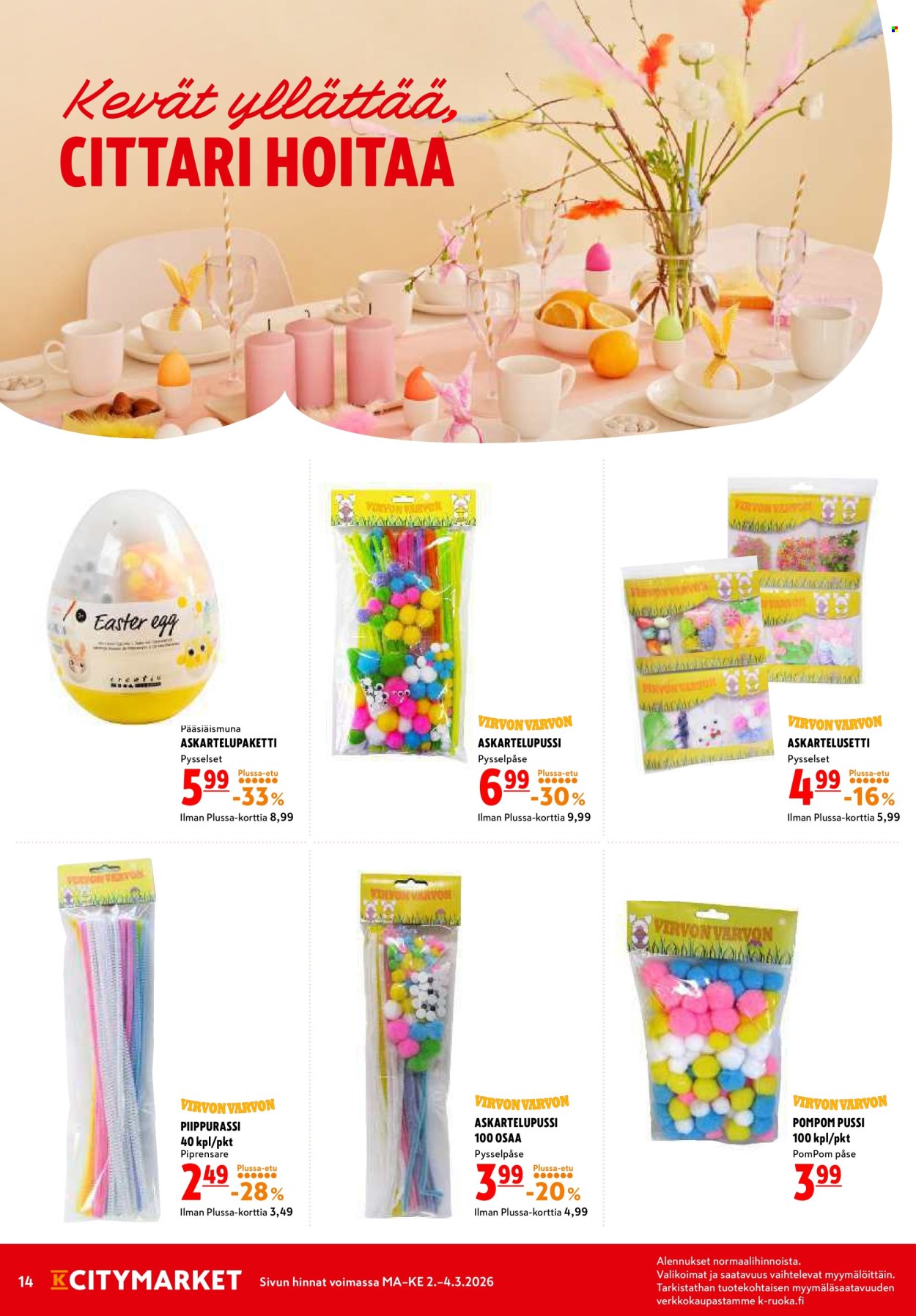 K-citymarket tarjoukset - 02.03.2026 - 04.03.2026. Sivu 14