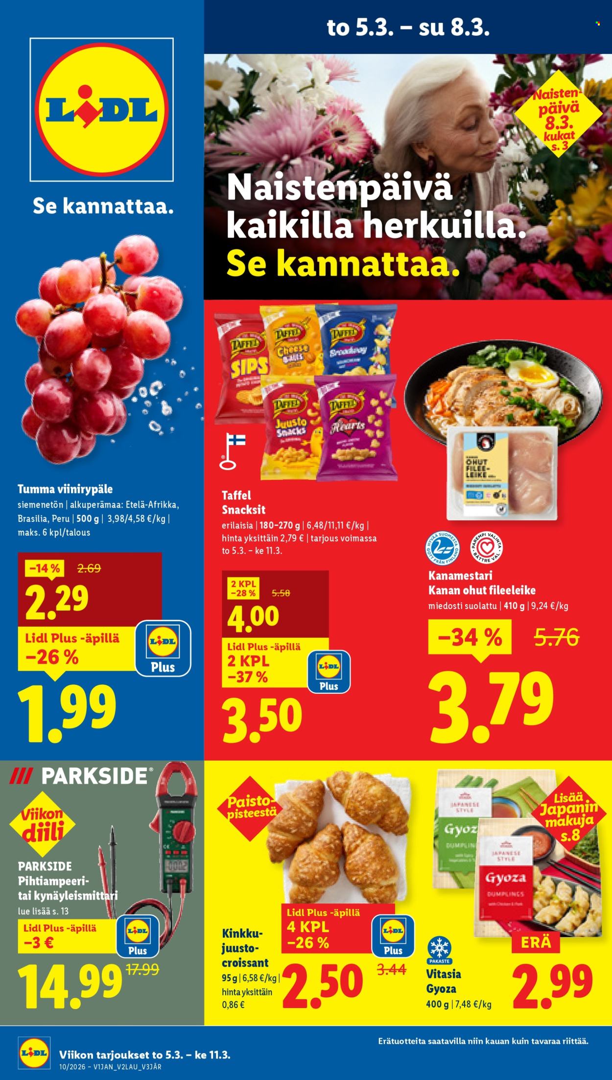 Lidl tarjoukset - 05.03.2026 - 11.03.2026. Sivu 1